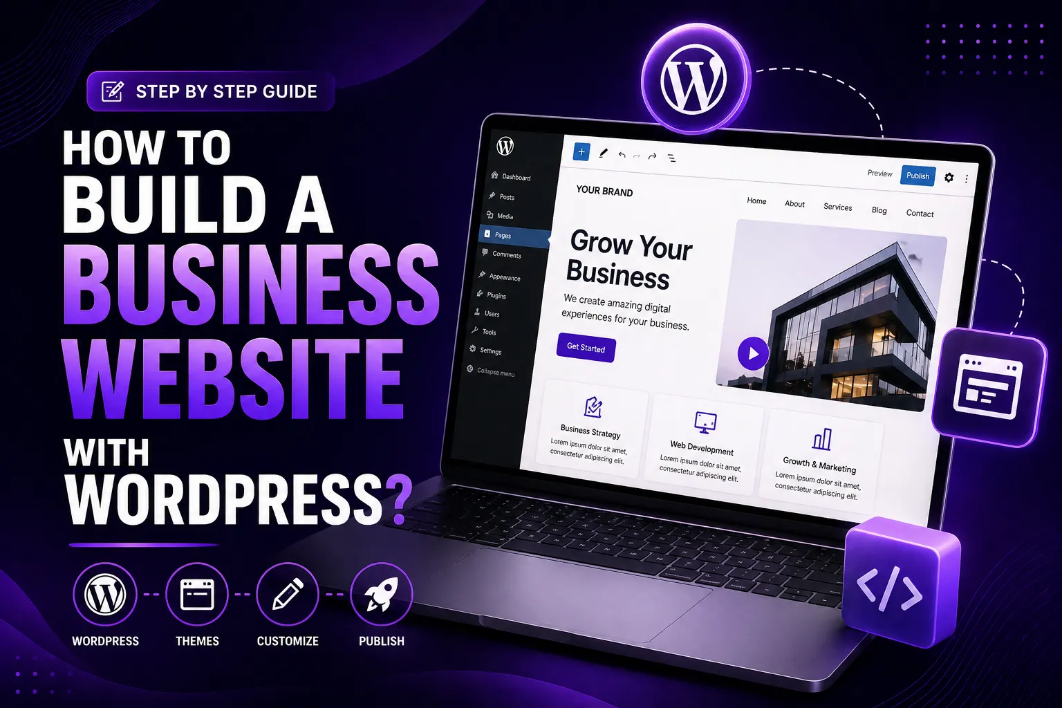 How to Build a Business Website with WordPress